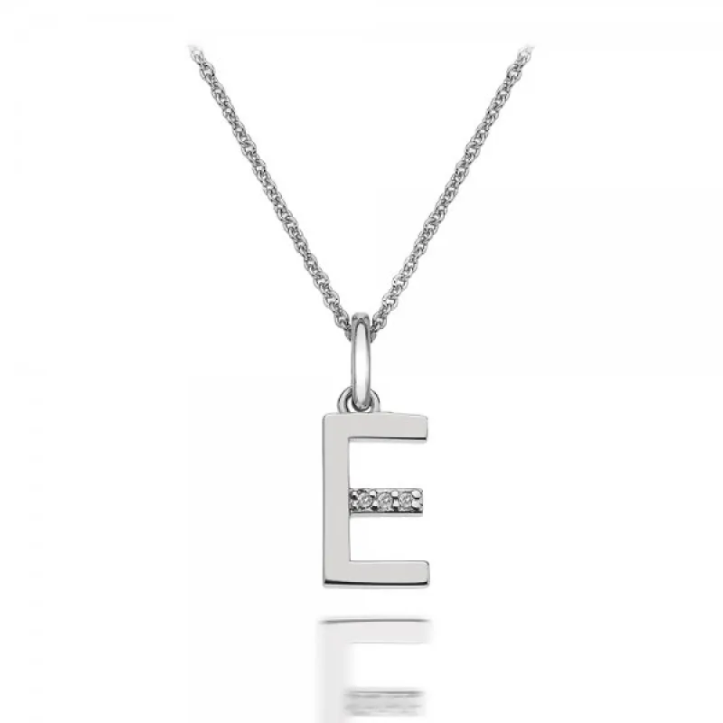 Strieborný prívesok Hot Diamonds Micro E Clasic DP405