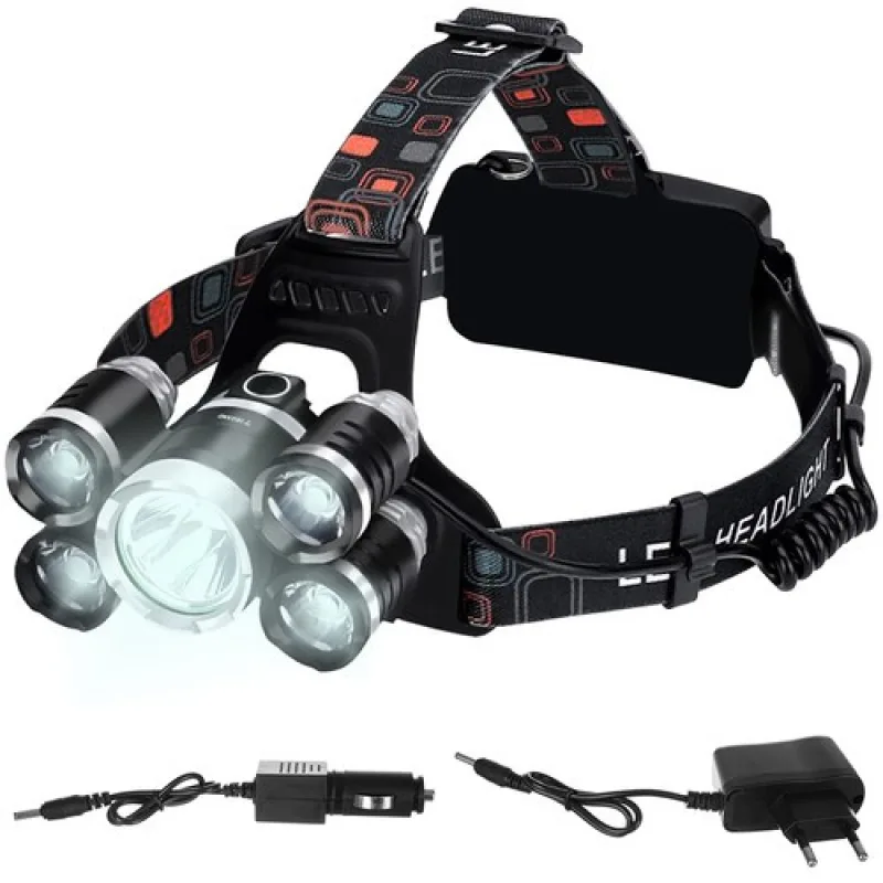5 x LED svetlomet T6 CREE