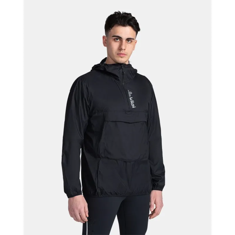 Pánská lehká anorak bunda Kilpi ANORI-M černá XS