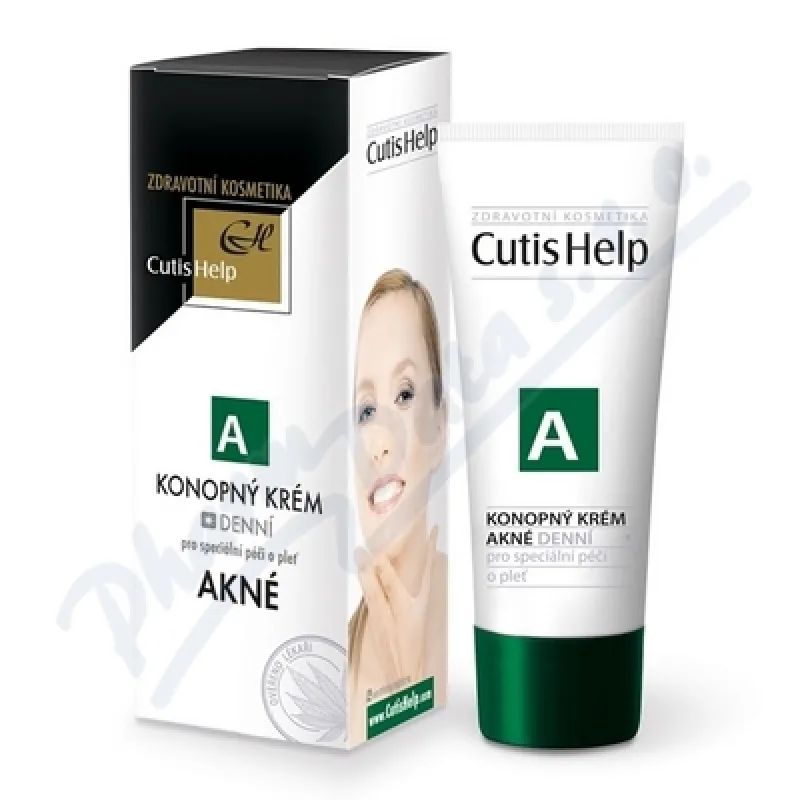 CUTISHELP Akné konopný denný krém 30 ml