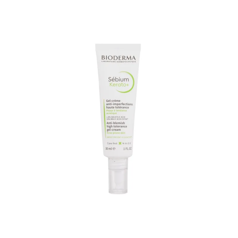 BIODERMA Sébium Kerato+ Anti-Blemish Vysoko tolerantný gél-krém 30 ml - 30ml