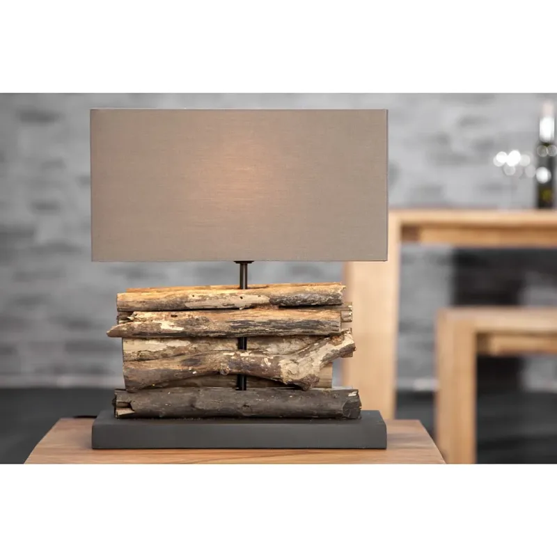 Stolová lampa 17322 Masív drevo