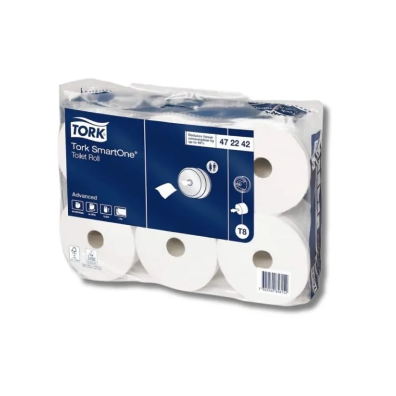 Tork SmartOne toaletný papier, 2 vrstvy, 1150 útržkov T8