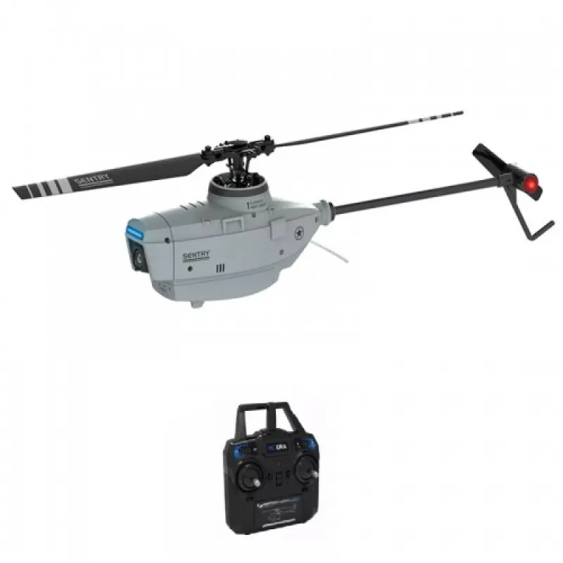 AERIUM RC vrtuľník C127 GPS 720P RTF sivý 1:24