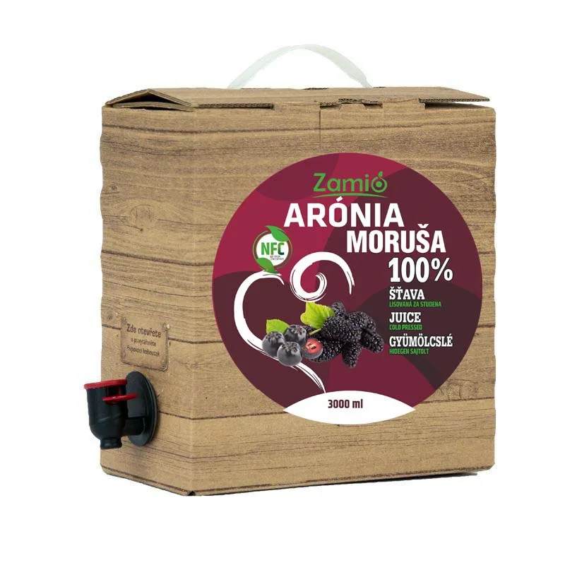 Zamio 100% ovocná šťava Arónia Moruša 3L