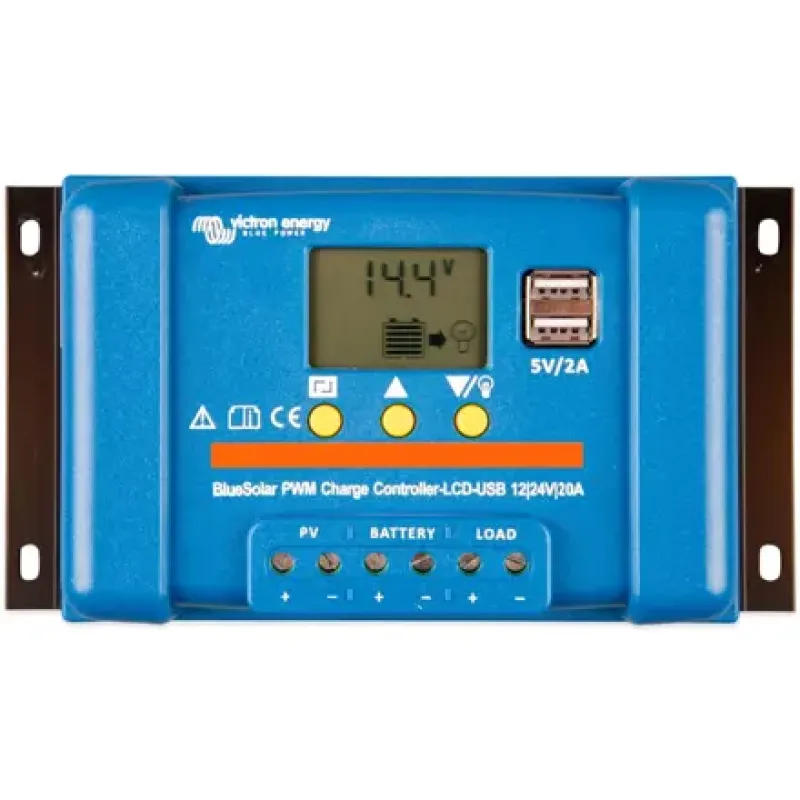 Solárny regulátor PWM Victron Energy BlueSolar-LCD&amp;USB 20A SCC010020050