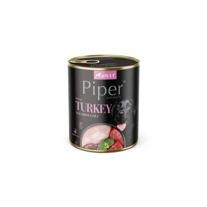 Piper dog konzerva Morka a brokolica 800g