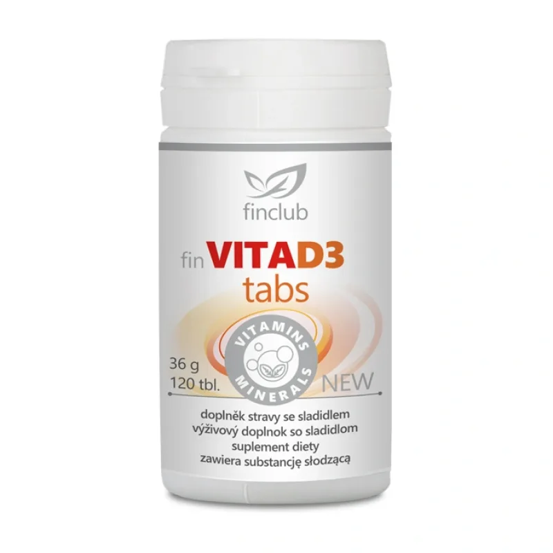 Finclub fin VitaD3tabs 120 tabliet – náhľad 1