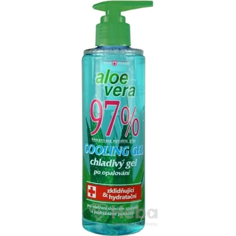 VIVAPHARM ALOE VERA 97% upokojujúci CHLADIVÝ GÉL