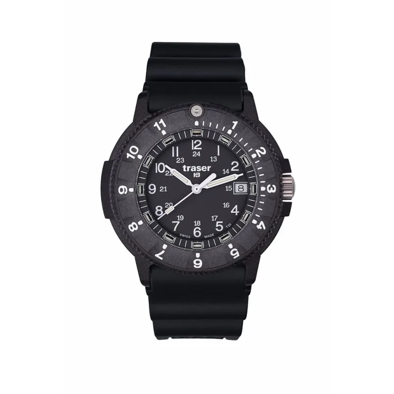 Traser P65 Tactical Mission Black Rubber