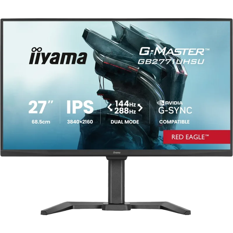 iiyama G-Master/GB2771UHSU-B1/27"/IPS/4K UHD/144Hz/0,8ms/Čierna