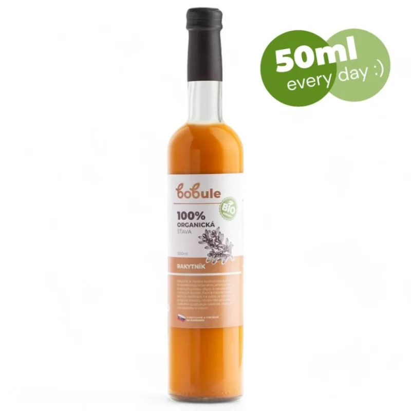 100% Organic Sea Buckthorn juice, 500 ml