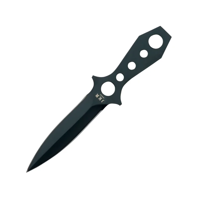 JKR Vrhací nôž, 12,6 cm, oceľ, čierny