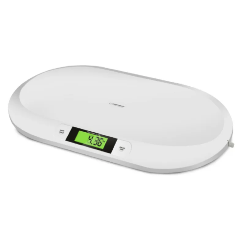 Esperanza EBS019, Bebe, LCD, Max 20 kg, Funkcia Tare, Biela, Elektrická detská váha