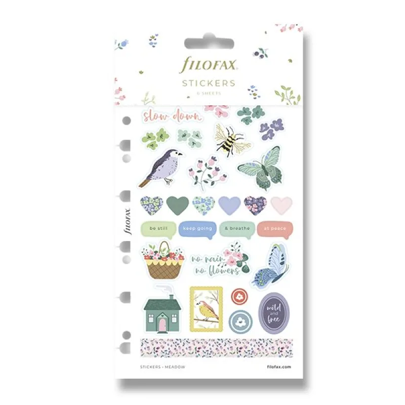 Samolepky Multi Meadow - náplň osobných/A5 diárov Filofax