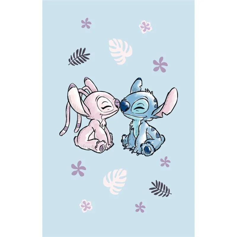 Detský uterák Lilo and Stitch Light blue 50/30