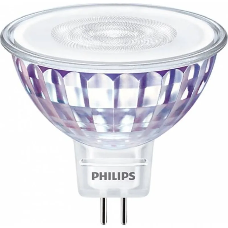 LED GU5.3 napětí 12V náhrada 50W žárovky barva 2700°K nestmívatelné