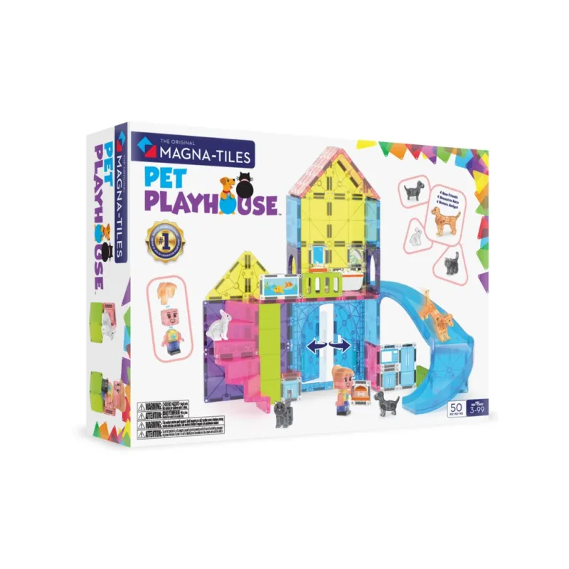 Magnetická stavebnica Pet Playhouse 50 dielov