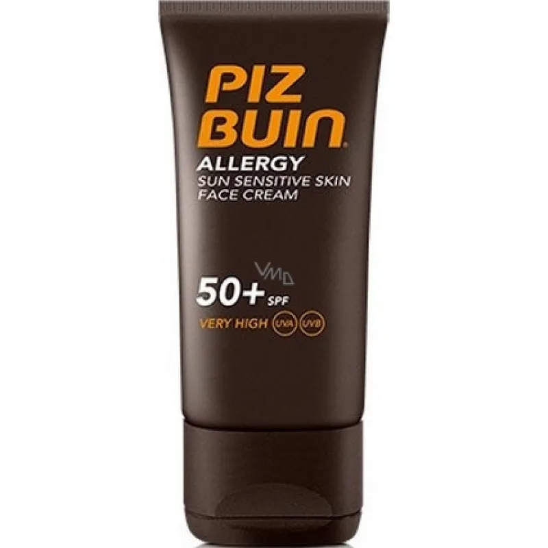 Piz Buin Allergy SPF50 opaľovací krém na tvár 50 ml