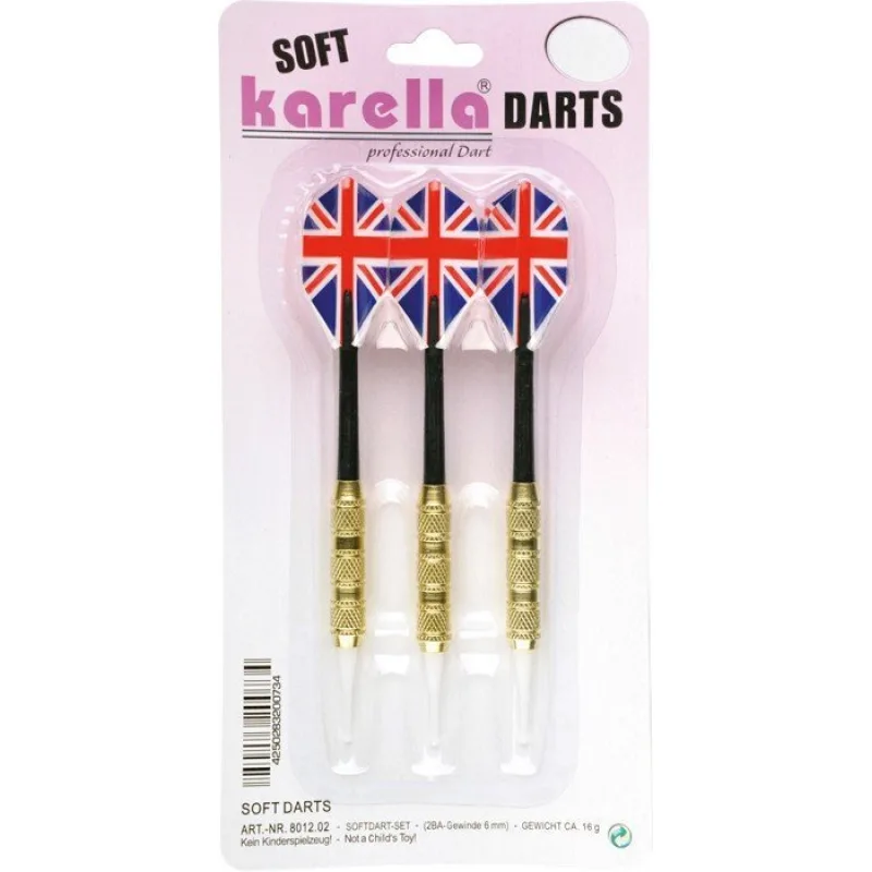 Set 3ks šípky KARELLA blister soft 16g