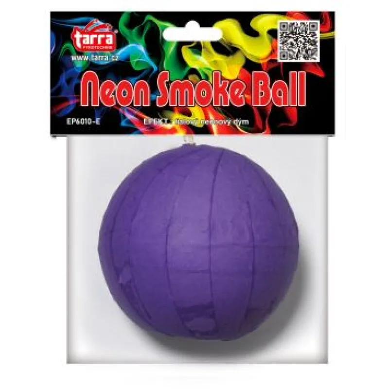 Fialová dýmovnica NEON SMOKE BALL