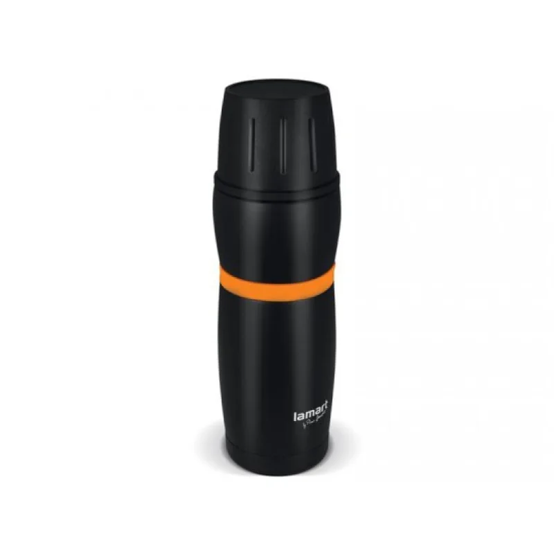 Termoska 480ml CUP LAMART LT4054 čierna/oranžová | TrendHome.sk