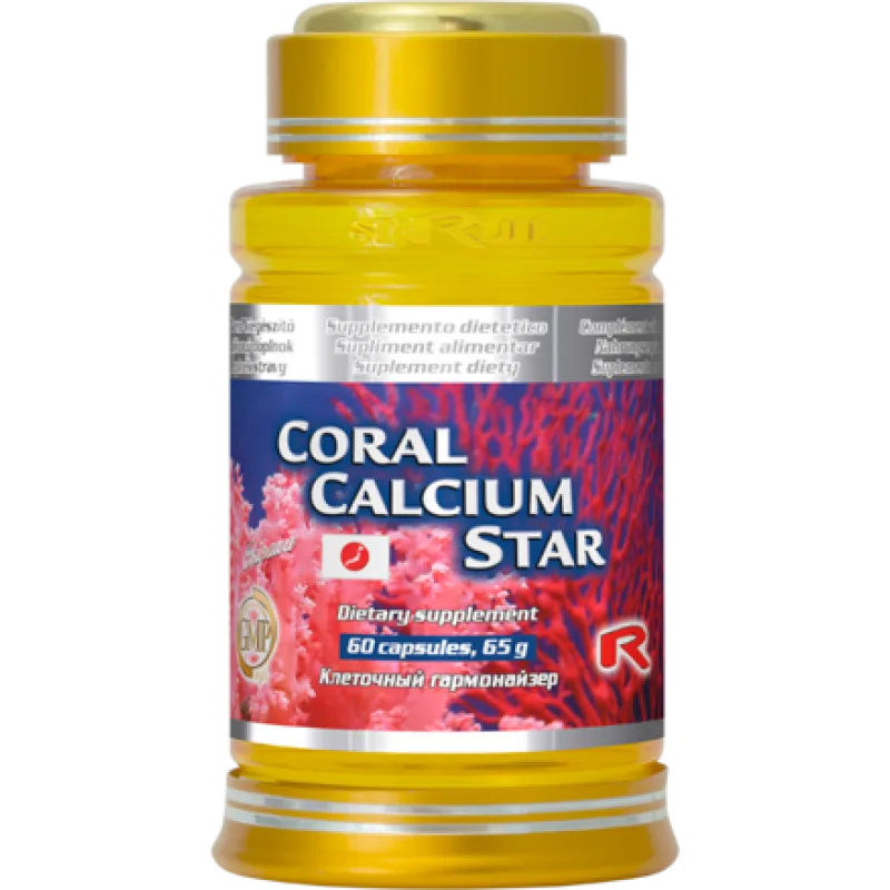 Výživový doplnok CORAL CALCIUM STAR s obsahom morského koralu