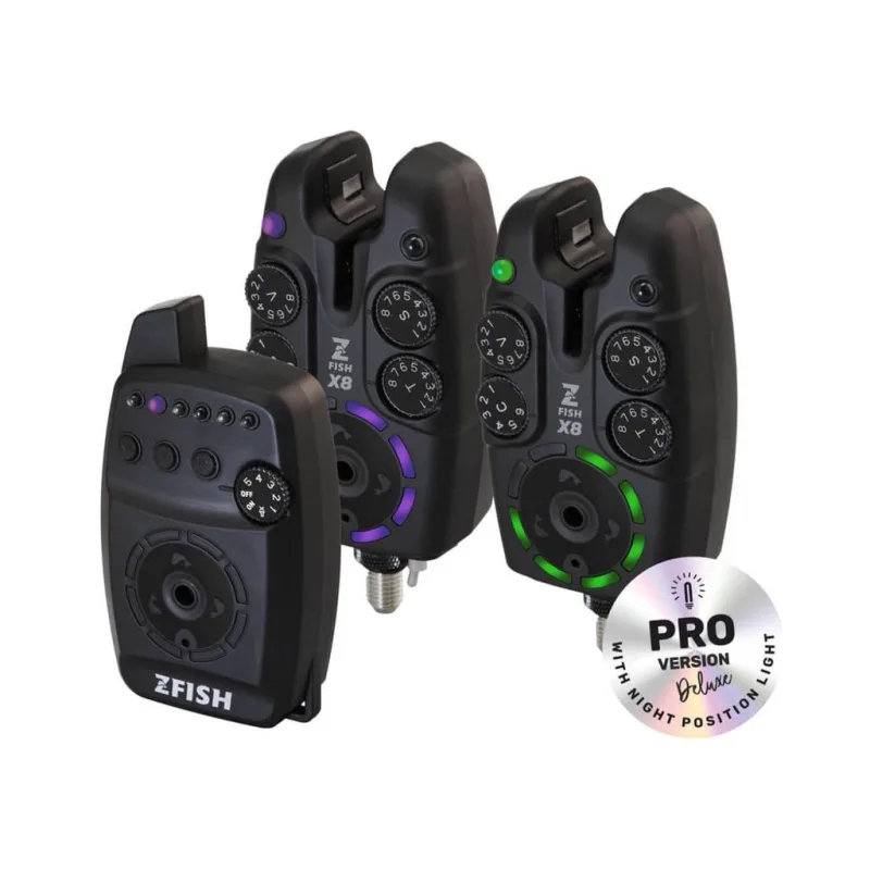 Signalizátor záberu Zfish Bite Alarm ZX8 Pro set 2+1