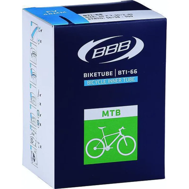 Butylová duša BBB BTI 89 Auto ventil AV 40mm