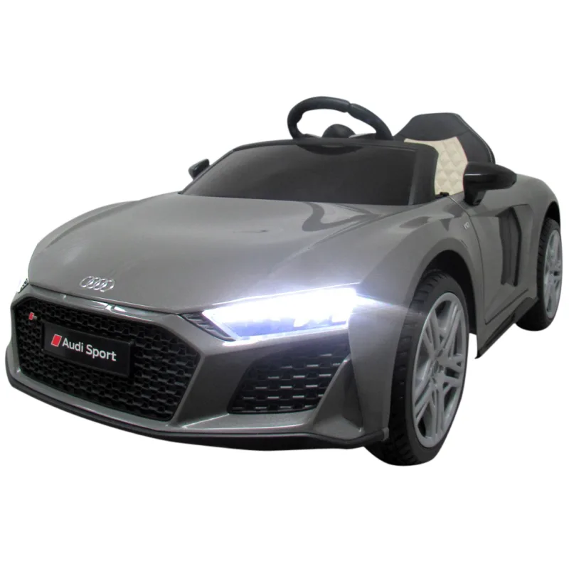 Elektrické autíčko pre deti AUDI R8 Sport šedé