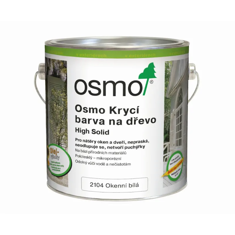 OSMO Biela krycia farba na drevo
