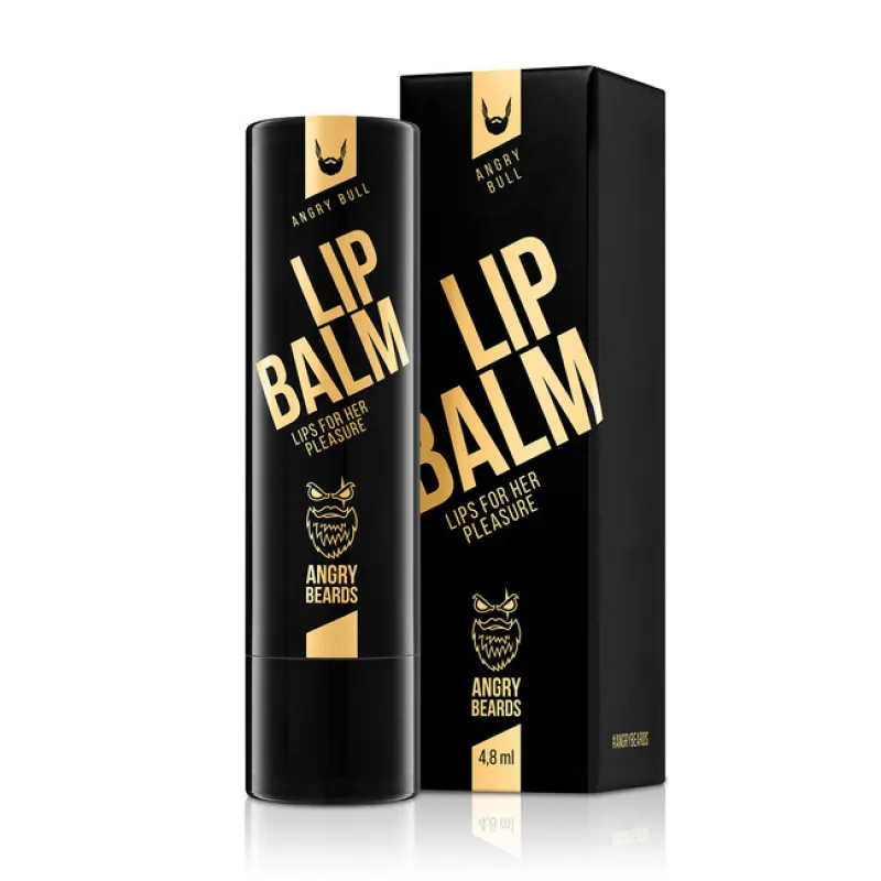 ANGRY BEARDS Lip Balm - Energizující balzám na pusu Angry Bull 4,8 ml