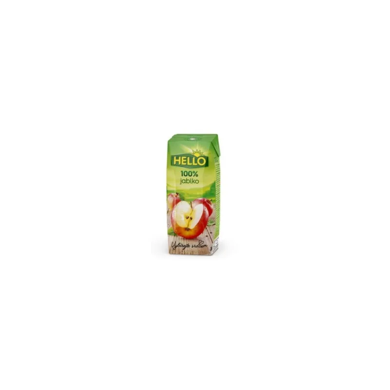Džús jablkový 100% 250ml HELLO