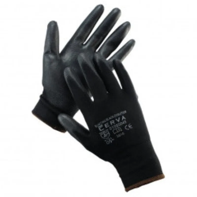 Rukavice nylon Bunting 9 čierne