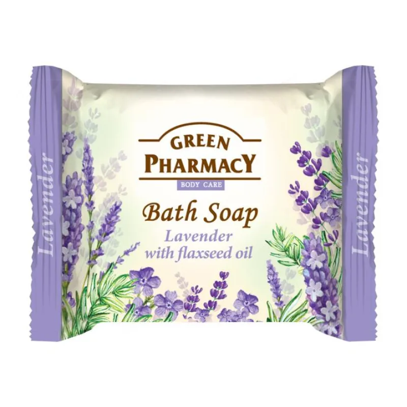 Toaletn mydlo na ruky s levanduou a anovm olejom Green Pharmacy Lavender - 100 g