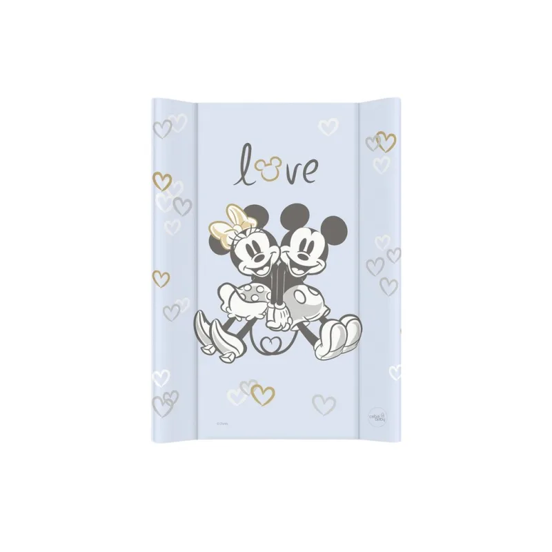 CEBA BABY Podložka prebaľovacia s pevnou doskou COMFORT (50x70) Disney Minnie & Mickey Blue