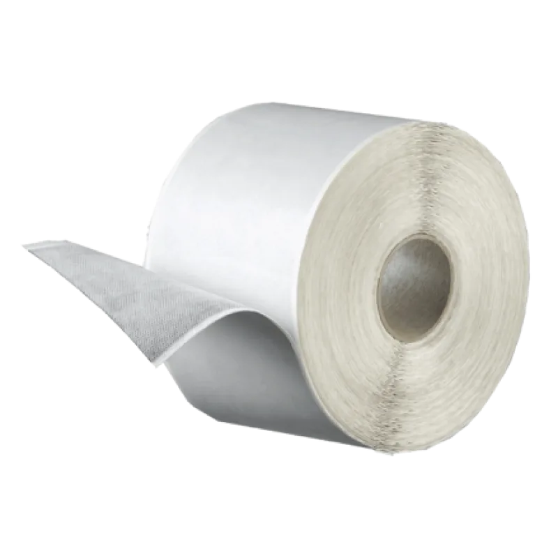 Páska FLEECEBAND (butylový pás s textíliou) 80 × 1 mm, dĺžka 30 m biela textília