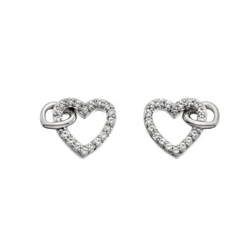 Strieborné náušnice Hot Diamonds Flora DE605