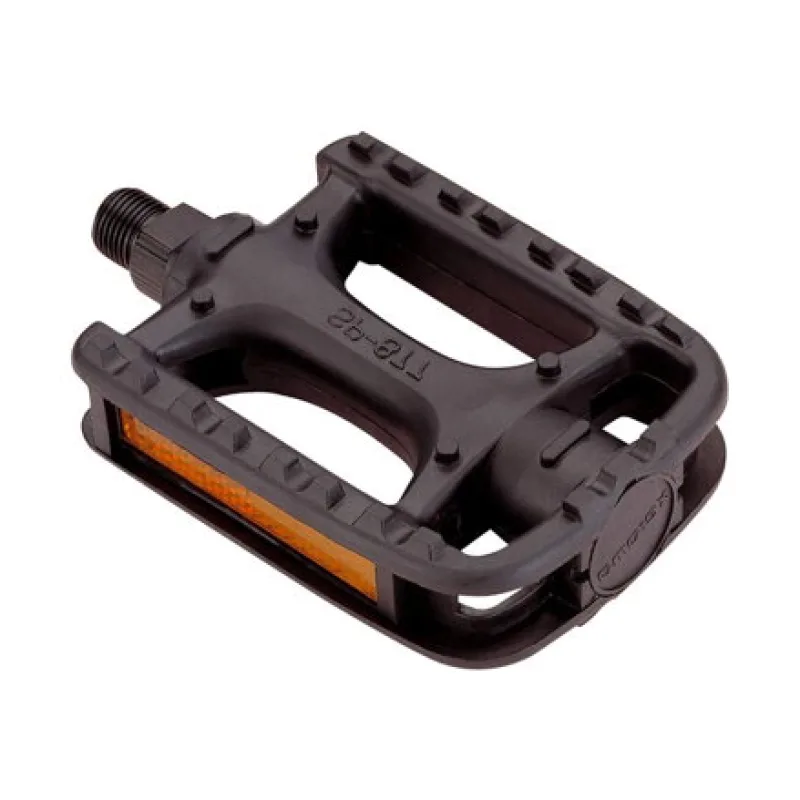 LONGUS Pedále MTB PP plast čierne, guľôčkové