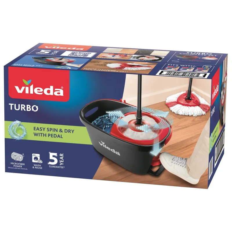 Vileda Turbo 2in1 komplet set (Mop+vedro so šliapacím pedálom) - Tvoja drogéria