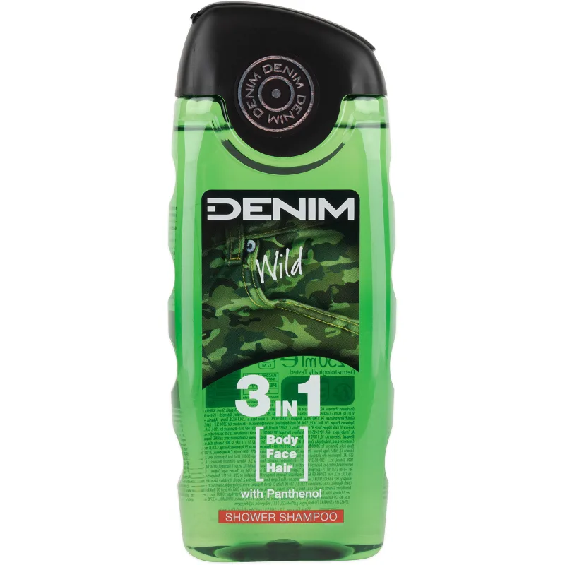 Denim Wild pánsky sprchový gél 250ml - Tvoja drogéria