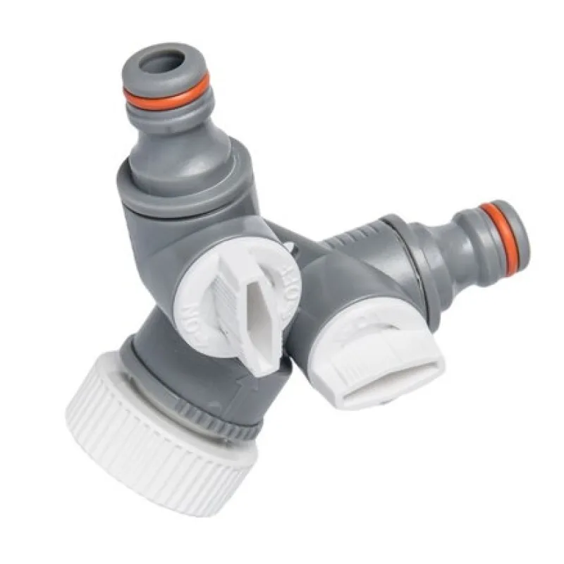 Adaptér s dvoma ventilmi 1" - 3/4" vnútorný závit /BRADAS/