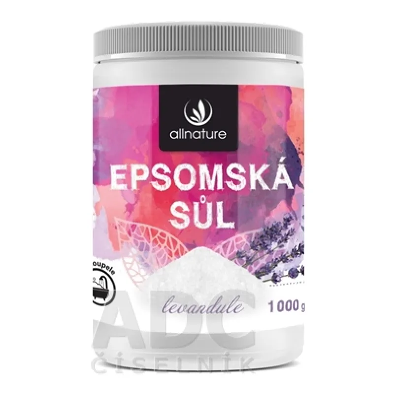 Allnature Epsomská soľ Levanduľa 1x1000 g – náhľad 1