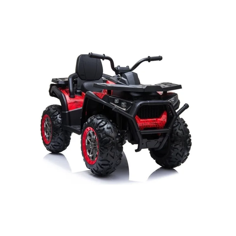 Elektrická štvorkoleska LEAN Toys XMX607 Spider 4x45W červená pre deti od 3 rokov