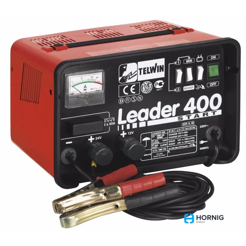 TELWIN LEADER 400 START nabíjačka 12/24V-16A