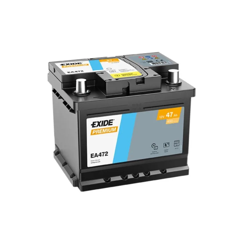 EXIDE autobatéria PREMIUM EA472 12V 47Ah 450A P+