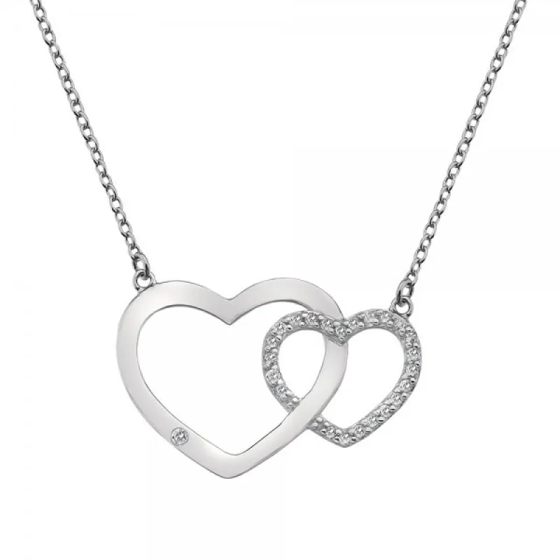 Strieborný náhrdelník Hot Diamonds Love DN128