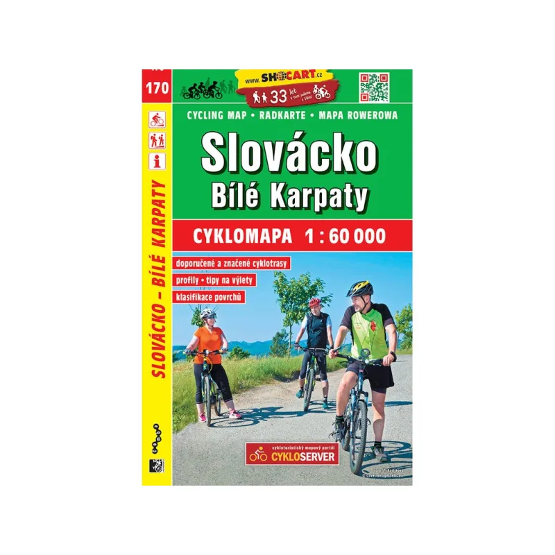 170 Slovácko, Bílé Karpaty 1 : 60 000