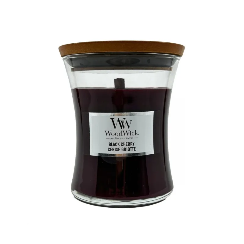 WoodWick Mini Hourglass Candle Black Cherry 85 g