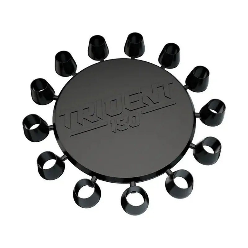 Trident 180 krúžky Bull's, čierne